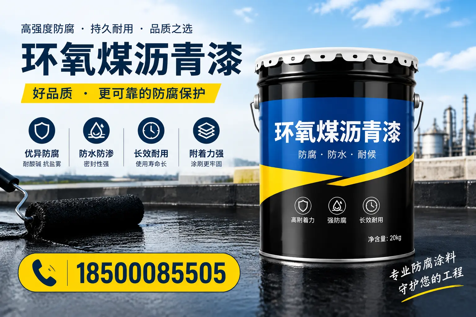 选择环氧煤沥青漆的五大理由，阿勒泰客户必知